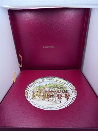 Caverswall plate 25th - caverswall,