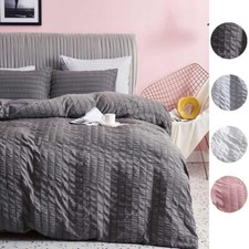 Duvet Cover Set White Non Iron