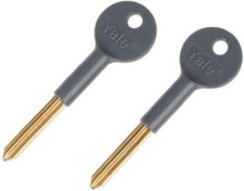 Yale Door Security Bolt key, Grey, Pack of 2