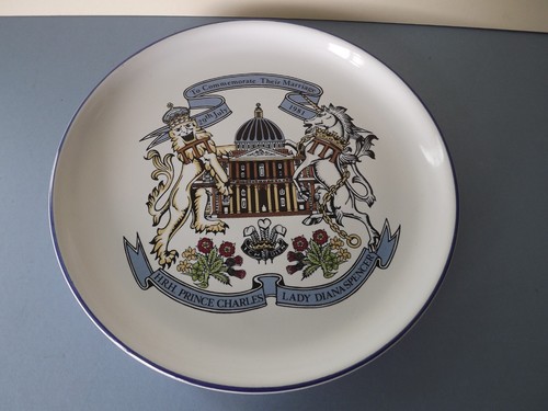 Denby royal wedding plate - plate, ~