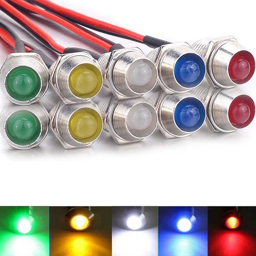 10pcs 12v 8mm indicator - indicator, light