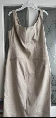 Karen millen beige linen shift - linen,