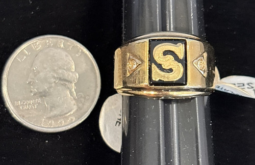 18k gold electroplated mens - gold,
