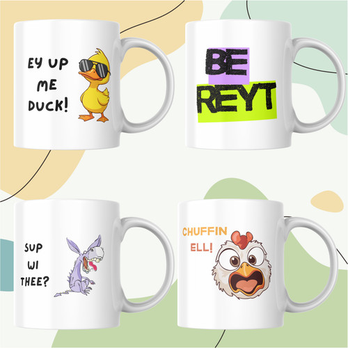 Yorkshire mugs mum dad - mum,