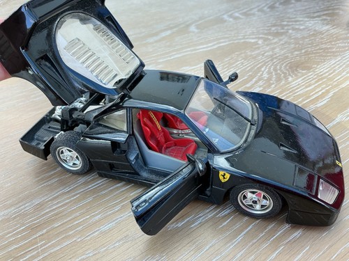 Black burago toy - black, f40