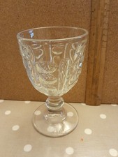 Antique Molded Glass Rummer