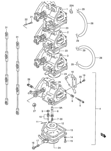Suzuki genuine gasket dt55 - gasket,
