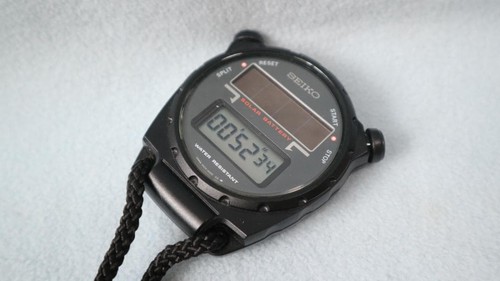 Seiko solar stopwatch - seiko,