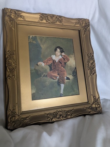 Vintage framed print the - the, red