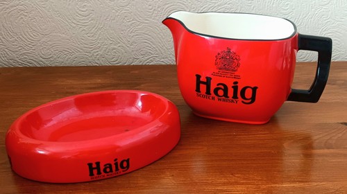 Vintage red black haig - red, &