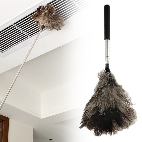 Retractable feather duster - feather,