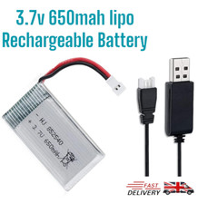 3.7V 650mAh Lipo Battery and