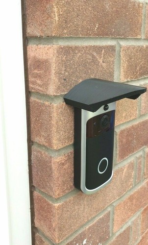 Doorbell sun shade rain hood