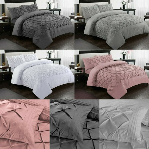 Pintuck duvet cover - duvet, bedding