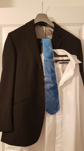 Remus uomo black pin stripe - uomo,