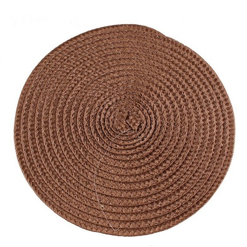 Round straw disc millinery hat - round,