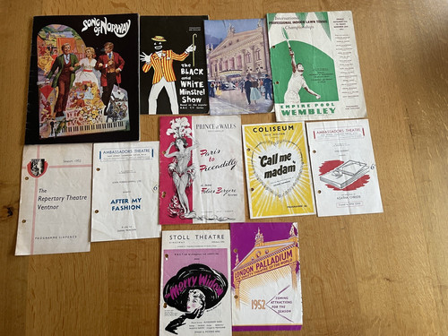 Selection vintage theatre - selection, of