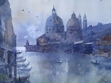 Venice Grand Canal Watercolour
