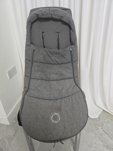 Bugaboo grey melange footmuff - grey,