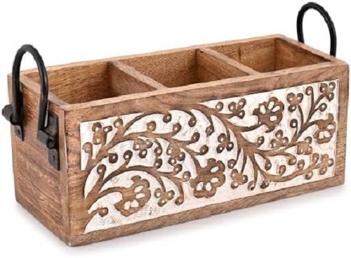 Mango wood compartment - wood, 3