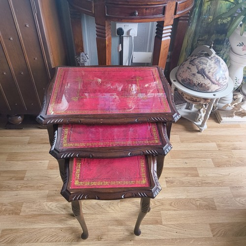 Vintage nest tables red - vintage, 3