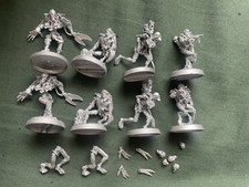 X8 Necron Flayed Ones Necrons Unit Squad Warhammer 40k Built Undercoated Primed