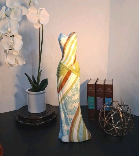 Ceramic gown figure - ceramic,
