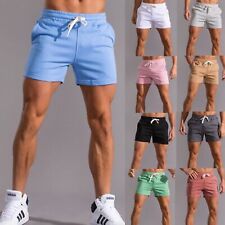 Mens Sweat Shorts Running Jogging Bottoms Gym Elasticated Waist Hot Pants UK
