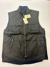 Driza-Bone Australia Quilted Oilskin Vest, Fleece Lining, XL, New 