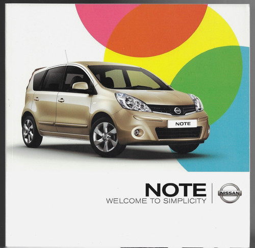 Nissan note 2009 - 2009-10, uk