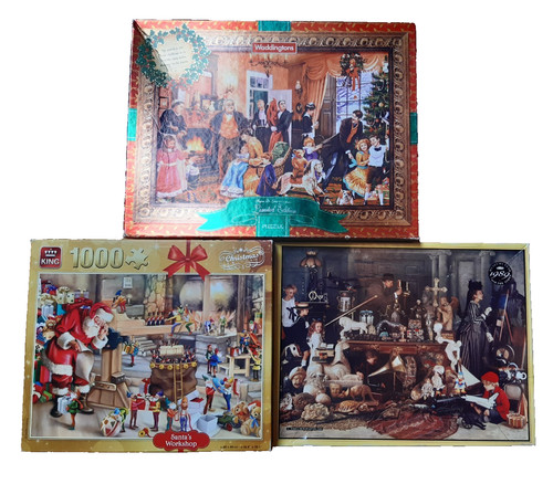 Bundle christmas jigsaws - x,