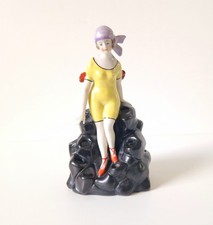 Art Deco Yellow Swimsuit