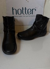 Hotter Whisper Double Zip Leather Boots Size UK 5.5 EU 38.5