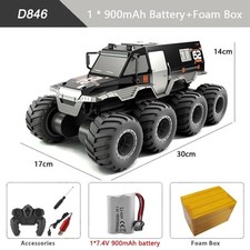 8x8 RC Car 8WD Off-road Amphibious Stunt Vehicle 8-wheel Speed Racing Truck Wate