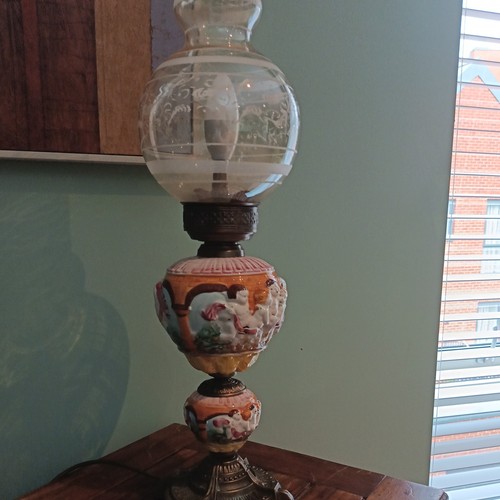 Vintage majolica and brass - vintage,