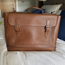 Mulberry men’s leather Oak Chiltern Weekend Bag RRP £1500