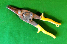 WISS M3 Aviation Straight Cutting 10" tin Snips/shears - Yellow Grips USA