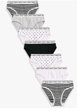 bnwt 7 pack Next Girls black white and grey knicker briefs -  size 3-4 years