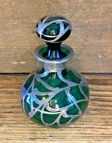 Antique art nouveau green - art,