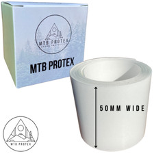 Helicopter Tape 50mm x 1m, 2m, 3m - Bike Frame Protection Tape - Clear Gloss