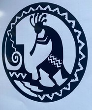 1x Kokopelli Deity Decal Vinyl