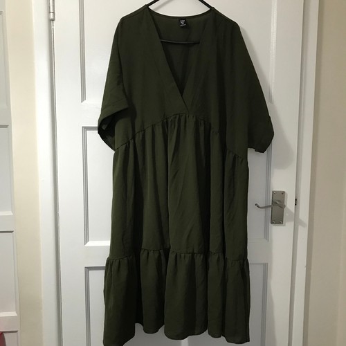Shein green dress - shein,