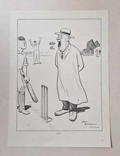 H.M. BATEMAN "Out!" - 1931