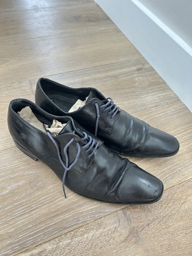 Boss black leather - black, forman