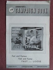 FAST AND LOOSE (1953) UK press
