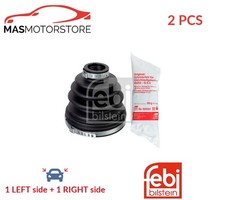 CV JOINT BOOT KIT PAIR TRANSMISSION SIDED FRONT FEBI BILSTEIN 176933 2PCS A NEW