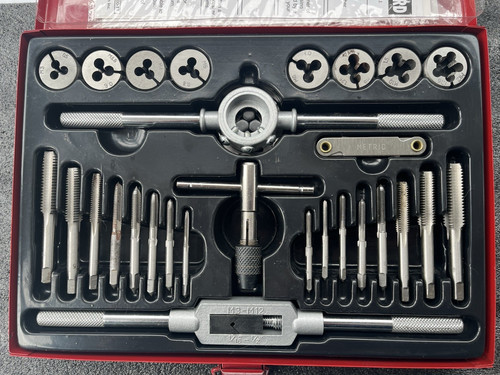 Sealey tap and die set - tap, 40pc
