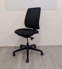 Haworth Lively Mesh Office Chair, Armrests, Mesh Back, Adjustable, Black, Swivel