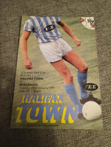 Halifax town blackpool - halifax, v