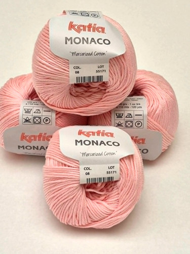 50g pink katia monaco 100 - 4,